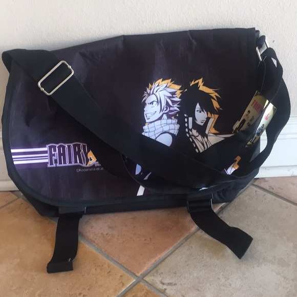 Bags Anime Laptop Bag Black Adjustable Strap Nwt Poshmark